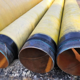 External protection of FRP in EPC Project Department of Chaozhou Natural Gas high-pressure Pipeline
