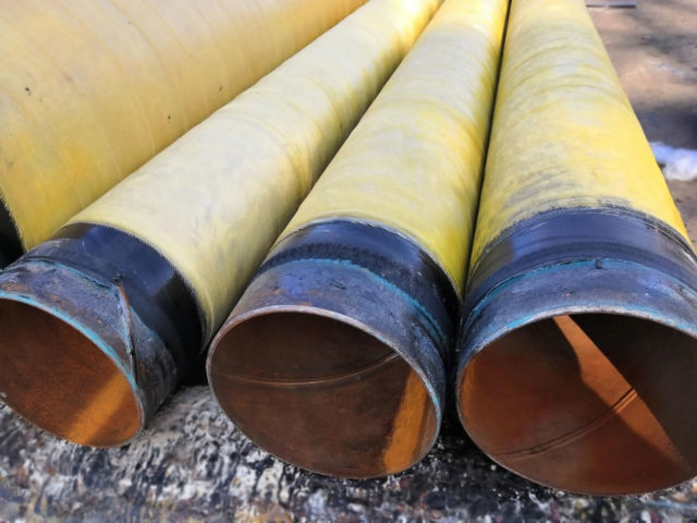 External protection of FRP in EPC Project Department of Chaozhou Natural Gas high-pressure Pipeline